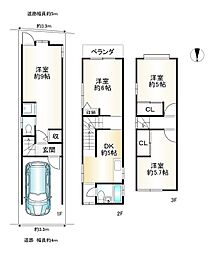 京都市西京区下津林北浦町の一戸建て