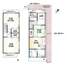 宇治市小倉町新田島の一戸建て