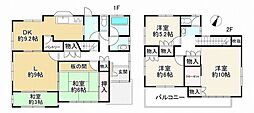 川西市南花屋敷１丁目の一戸建て