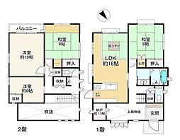 川西市鼓が滝1丁目の一戸建て