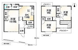 京都市山科区大塚元屋敷町の一戸建て