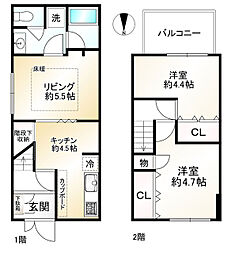京都市左京区吉田二本松町の一戸建て