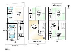 京都市山科区安朱南屋敷町の一戸建て