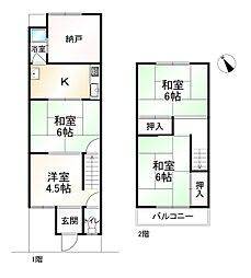 京都市山科区小山姫子町の一戸建て