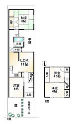 京都市山科区四ノ宮鎌手町の一戸建て