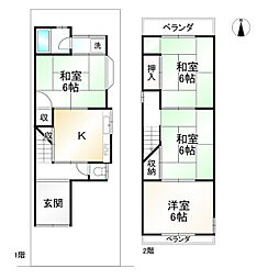 京都市山科区東野竹田の一戸建て
