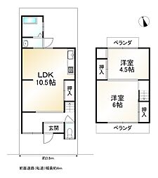 京都市山科区四ノ宮小金塚の一戸建て