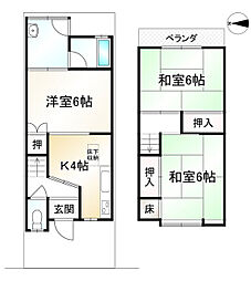 京都市山科区上花山久保町の一戸建て