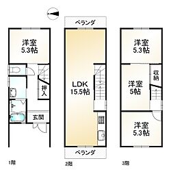 京都市山科区東野中井ノ上町の一戸建て