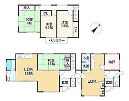 栗東市十里の一戸建て