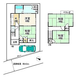 京都市右京区嵯峨広沢北下馬野町の一戸建て