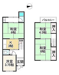 京都市山科区音羽八ノ坪の一戸建て