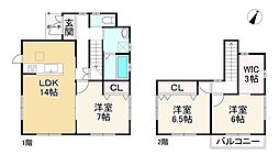 大津市枝３丁目の一戸建て