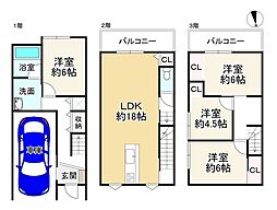 八尾市服部川２丁目の一戸建て