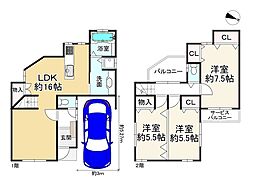 八尾市南木の本４丁目の一戸建て