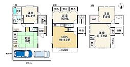 八尾市垣内４丁目の一戸建て