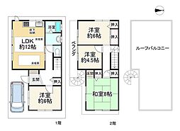 八尾市刑部３丁目の一戸建て