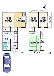 堺市西区浜寺石津町西4丁の一戸建て