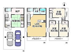 大阪市平野区瓜破西１丁目の一戸建て