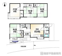 乙訓郡大山崎町字大山崎小字岩崎の一戸建て