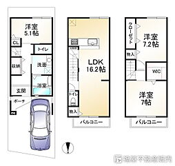 長岡京市長岡３丁目の一戸建て