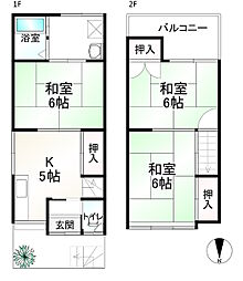 長岡京市長岡3丁目の一戸建て