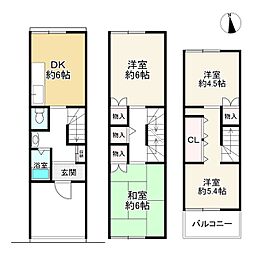 大阪市城東区中浜１丁目の一戸建て