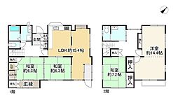 栗東市霊仙寺４丁目の一戸建て