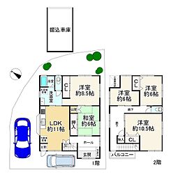 吹田市原町３丁目の一戸建て