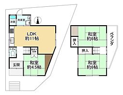 豊中市宮山町3丁目の一戸建て