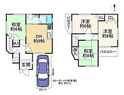 枚方市甲斐田東町の一戸建て