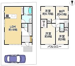 枚方市楠葉野田2丁目　新築2号地