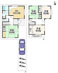 八幡市八幡山田 中古戸建