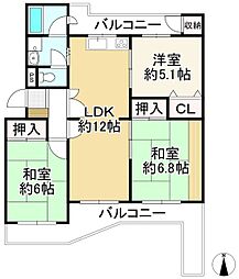 男山Ｅ団地Ｅ5号棟303号室