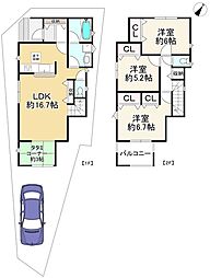 枚方市渚東町　新築戸建
