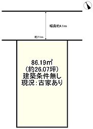 枚方市西牧野3丁目　売土地