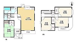 三木市志染町東自由が丘３丁目の一戸建て