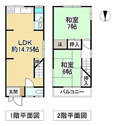 堺市東区日置荘西町７丁の一戸建て