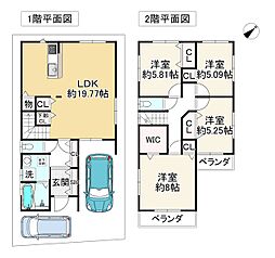 堺市西区浜寺元町５丁の一戸建て