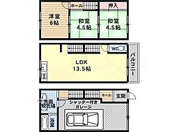 タウンハウス藤井寺(東側)