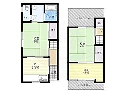 松原市三宅西２丁目の一戸建て