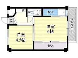 ビレッジハウス法善寺 1-303