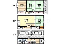 タウンハウス藤井寺(東側)