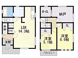 柏原市法善寺２丁目の一戸建て