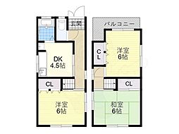 藤井寺市北條町の一戸建て