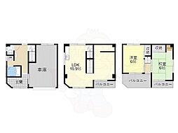 大阪市東住吉区杭全8丁目の一戸建て