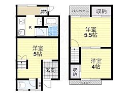 八尾市八尾木1丁目の一戸建て