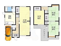 八尾市刑部３丁目の一戸建て