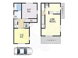 柏原市大字高井田の一戸建て