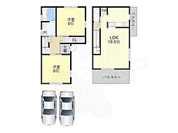 柏原市大字高井田の一戸建て